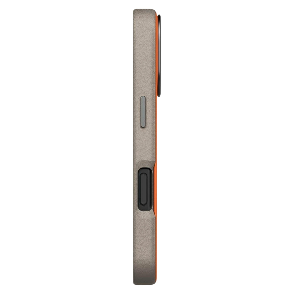 Etui til Apple iPhone 17 Pro, UNIQ, Lyden Leatherette, Beige Orange