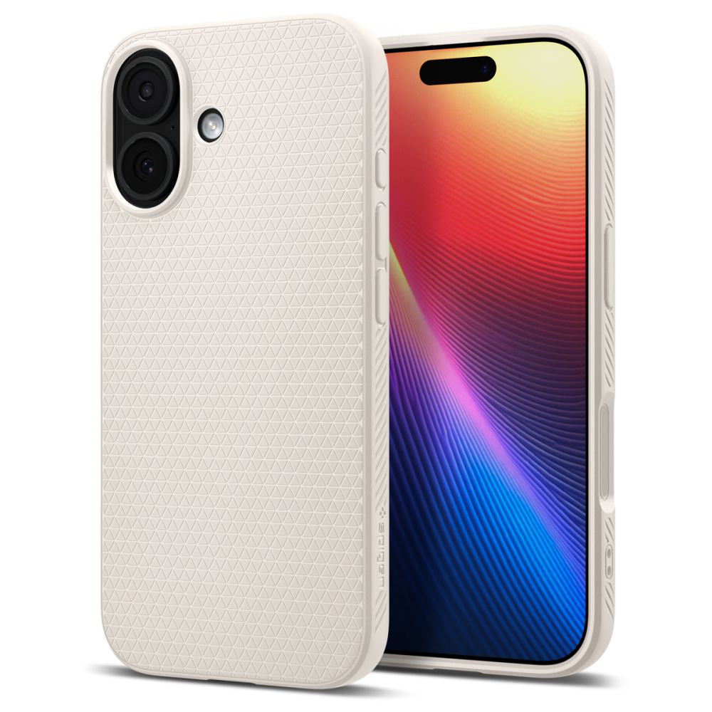 Etui til Apple iPhone 17, Spigen, Liquid Air, Beige ACS10372
