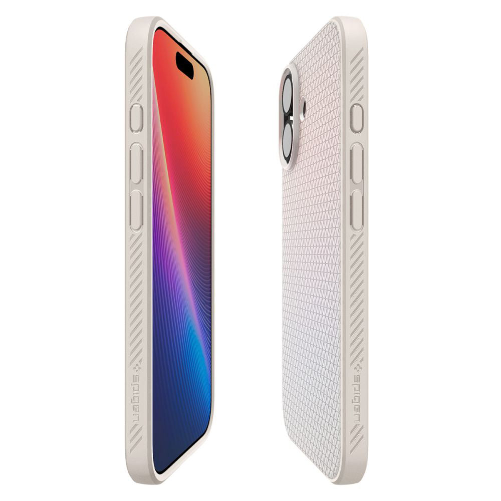 Etui til Apple iPhone 17, Spigen, Liquid Air, Beige ACS10372