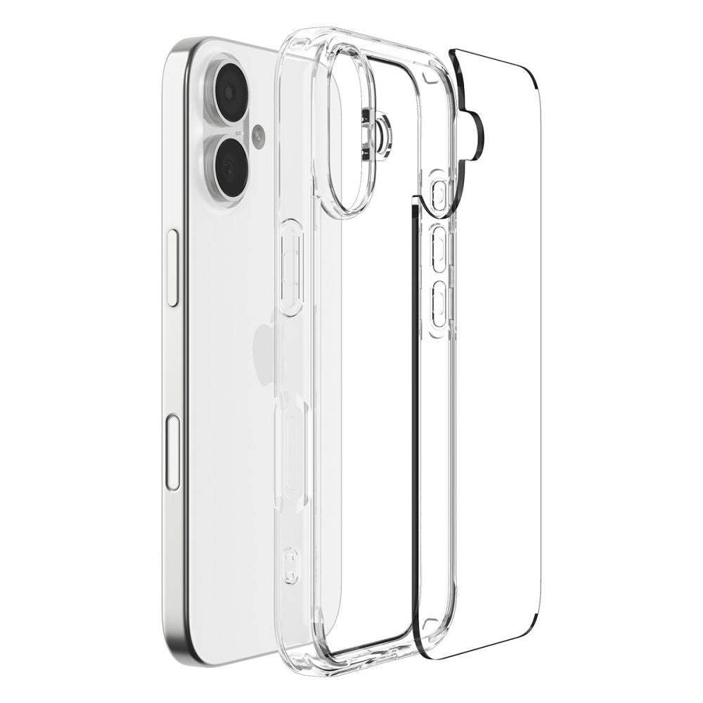 Etui til Apple iPhone 17, Spigen, Ultra Hybrid, Gennemsigtig