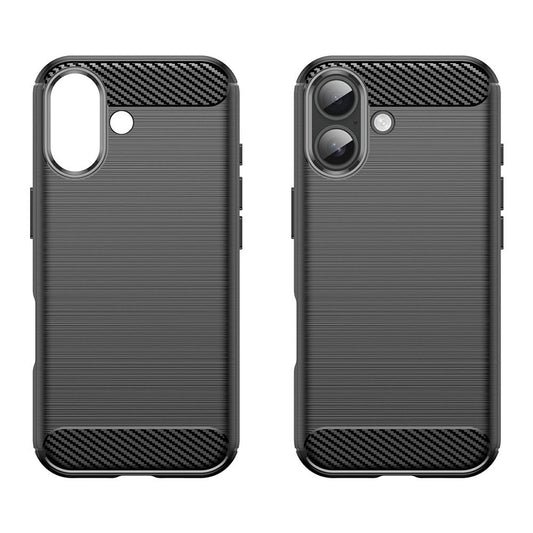 Case for Apple iPhone 17, Techsuit, Carbon, Black