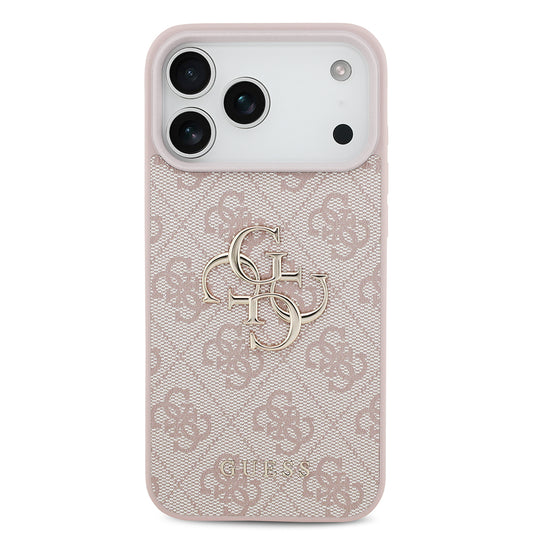 Cover til Apple iPhone 18 Pro / 17 Pro, Guess, 4G Big Logo, Pink