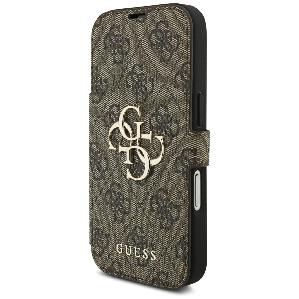 Cover til Apple iPhone 18 Pro / 17 Pro, Guess, 4G Metal Logo, Brun