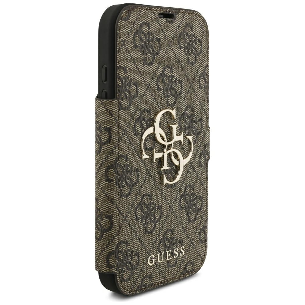 Cover til Apple iPhone 18 Pro / 17 Pro, Guess, 4G Metal Logo, Brun
