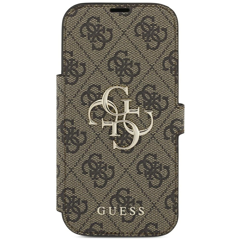 Cover til Apple iPhone 18 Pro / 17 Pro, Guess, 4G Metal Logo, Brun