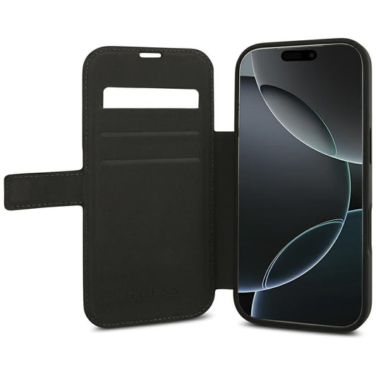 Cover til Apple iPhone 18 Pro / 17 Pro, Guess, 4G Metal Logo, Sort