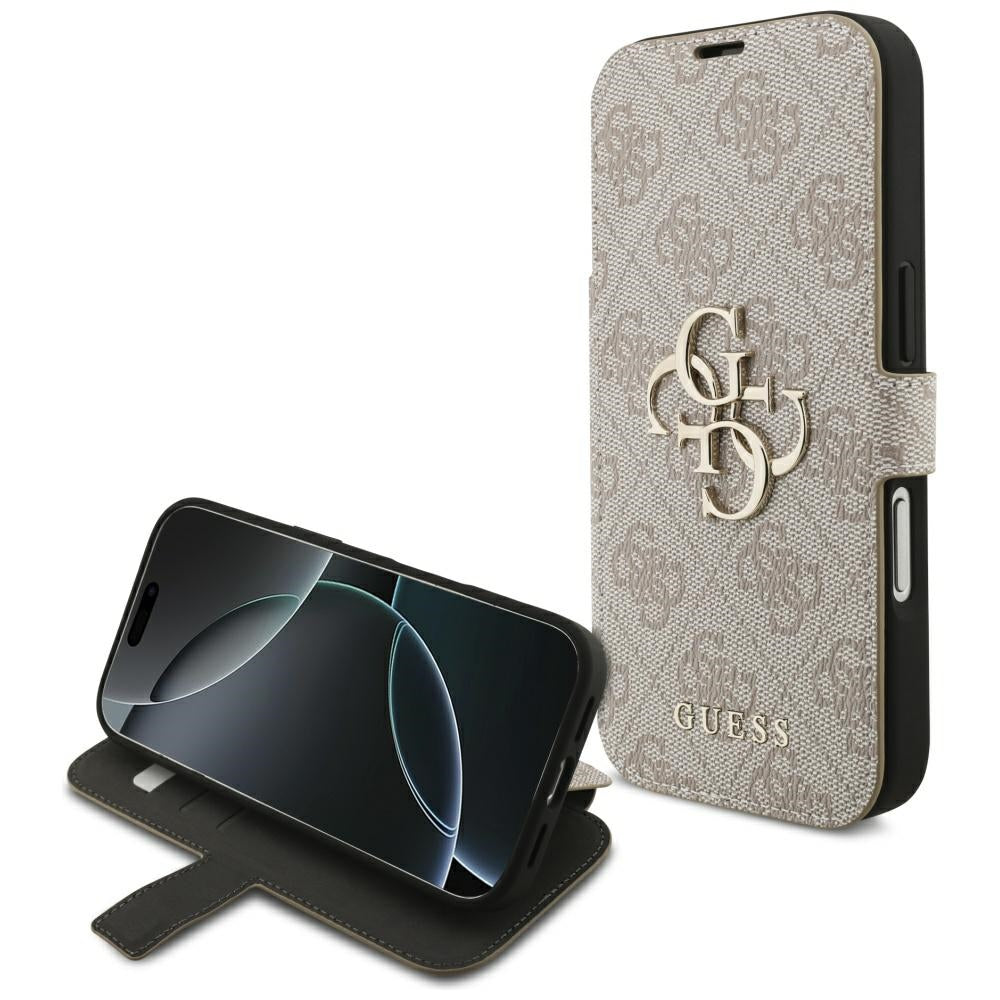 Cover til Apple iPhone 18 Pro / 17 Pro, Guess, 4G Metal Logo, Pink