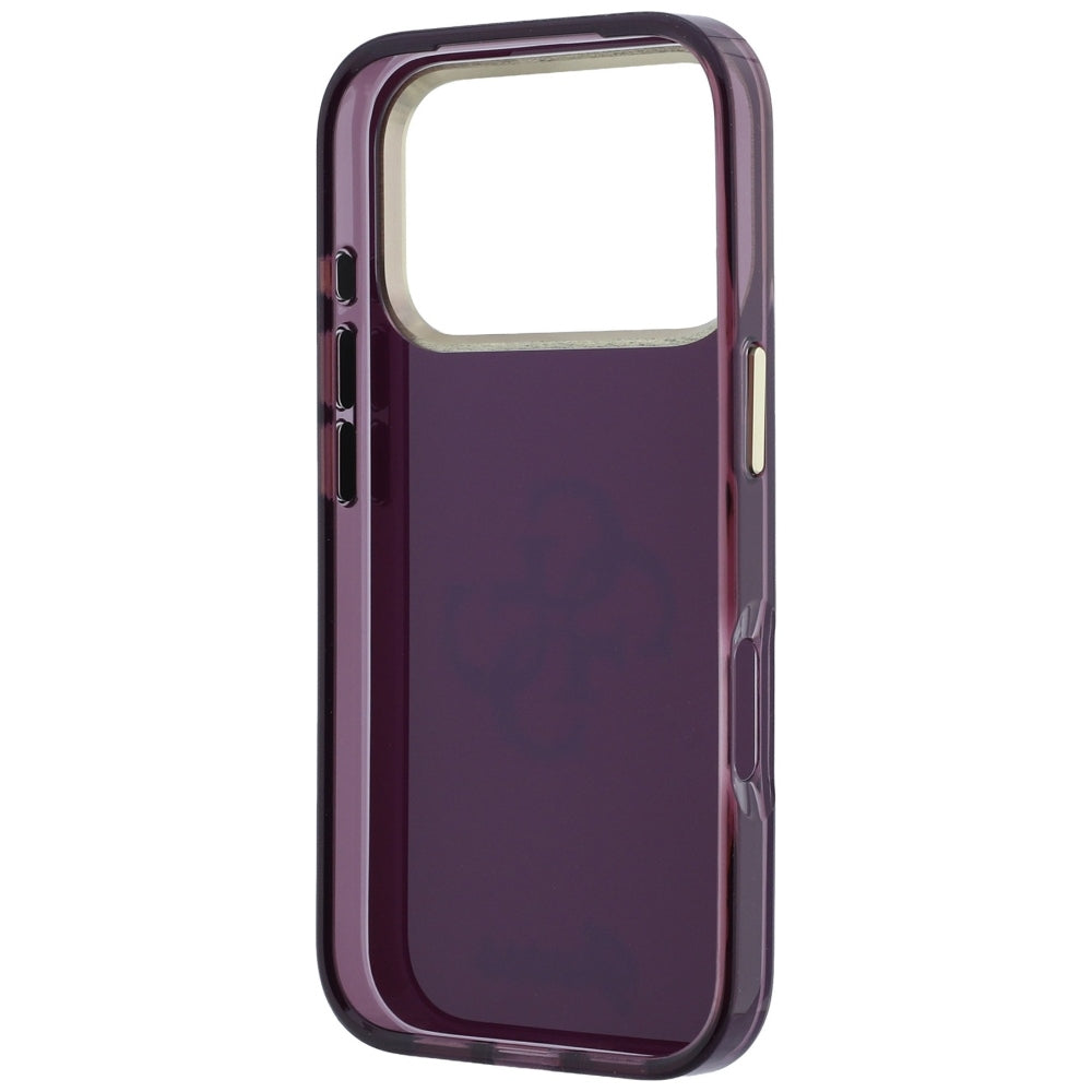 Cover til Apple iPhone 18 Pro / 17 Pro, Guess, IML 4G Metal Script, Vinrød