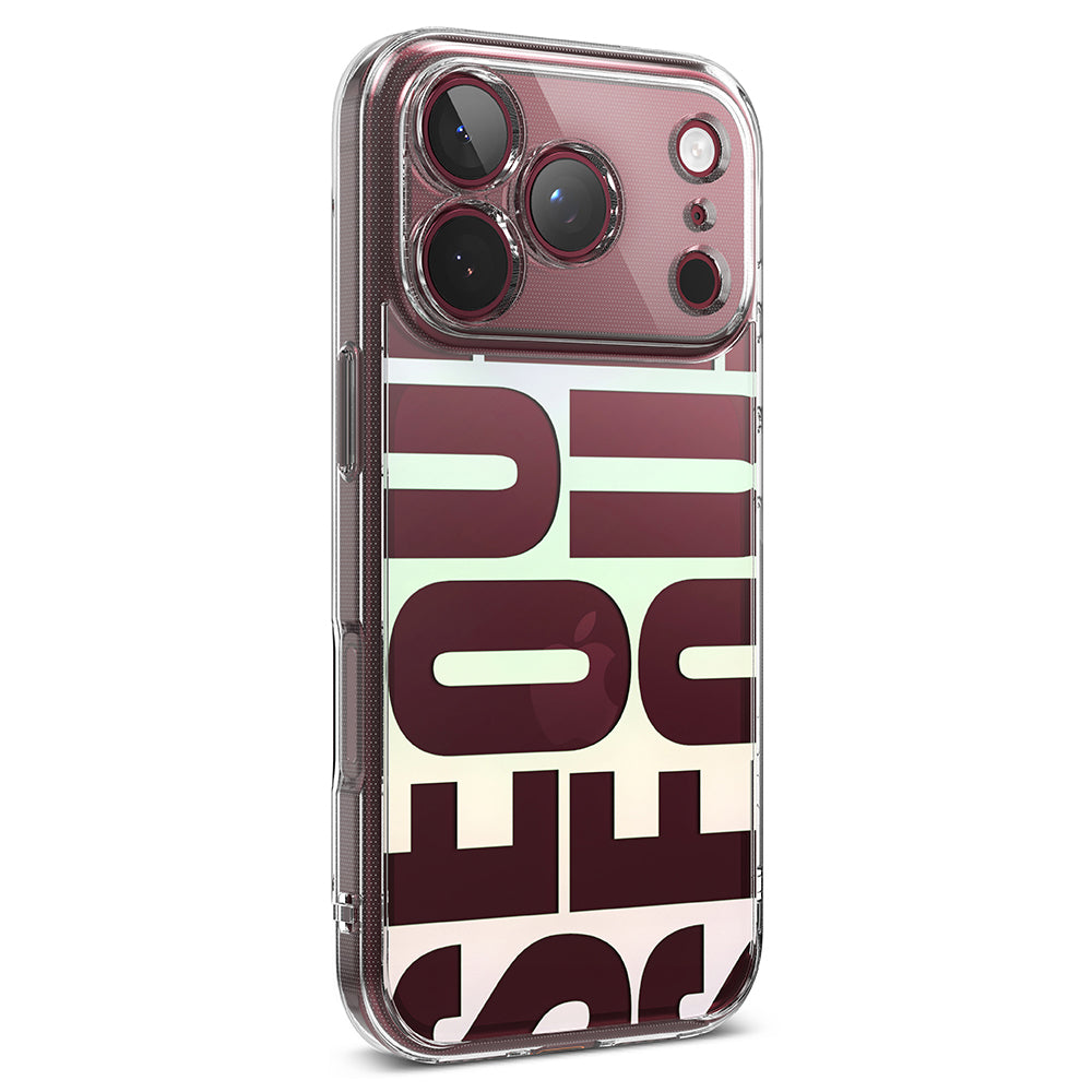 Cover til Apple iPhone 18 Pro / 17 Pro, Ringke, Fusion Seoul, Vinrød