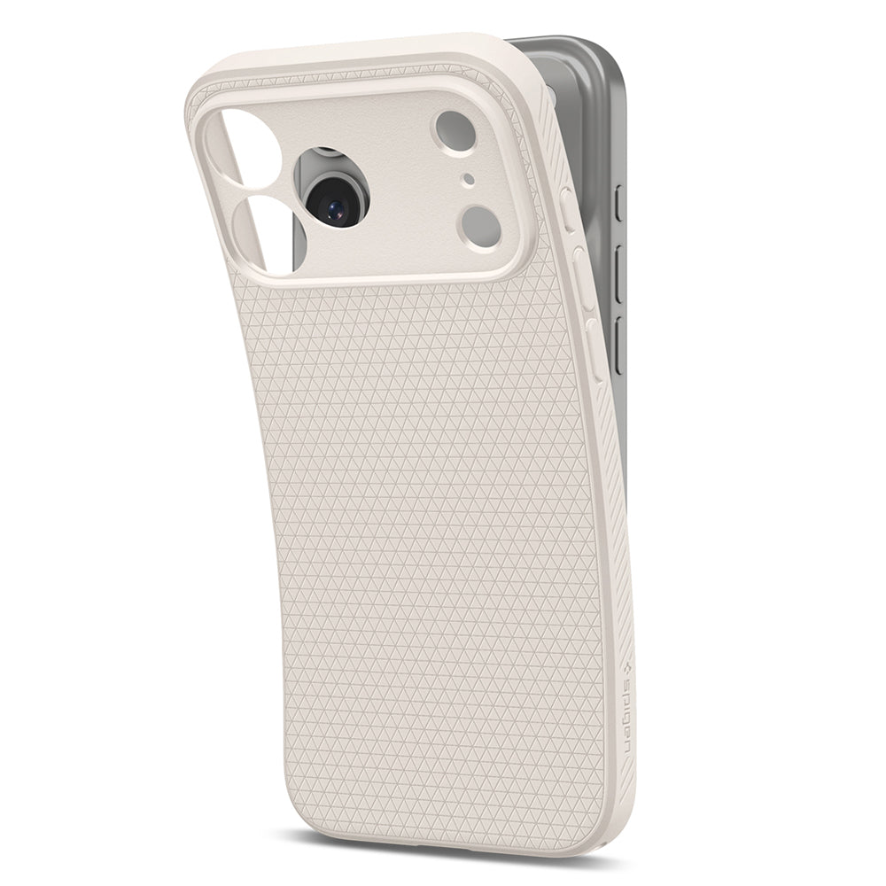 Cover til Apple iPhone 18 Pro / 17 Pro, Spigen, Liquid Air, Beige ACS12152