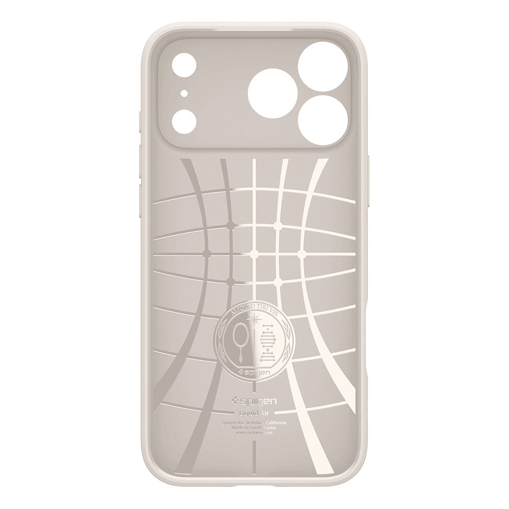 Cover til Apple iPhone 18 Pro / 17 Pro, Spigen, Liquid Air, Beige ACS12152
