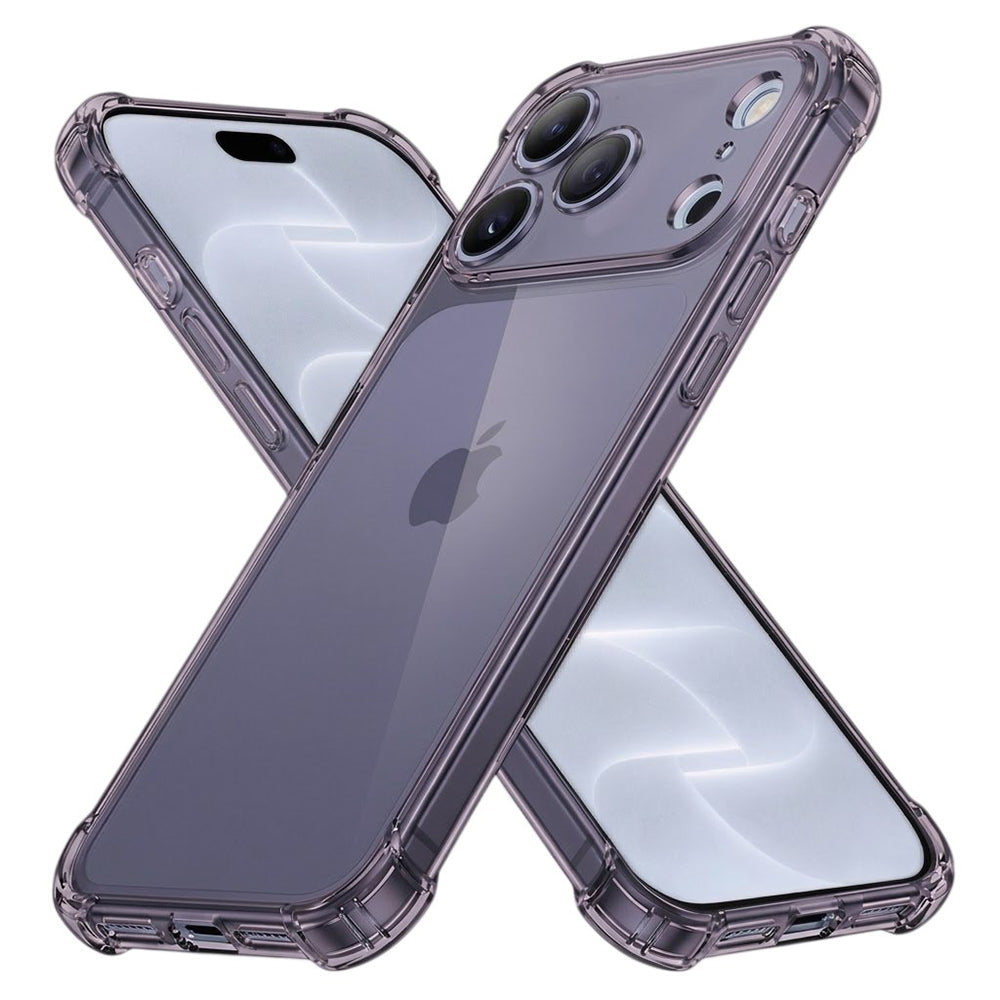 Cover til Apple iPhone 18 Pro / 17 Pro, Techsuit, Stødsikker Klar, Røgfarvet
