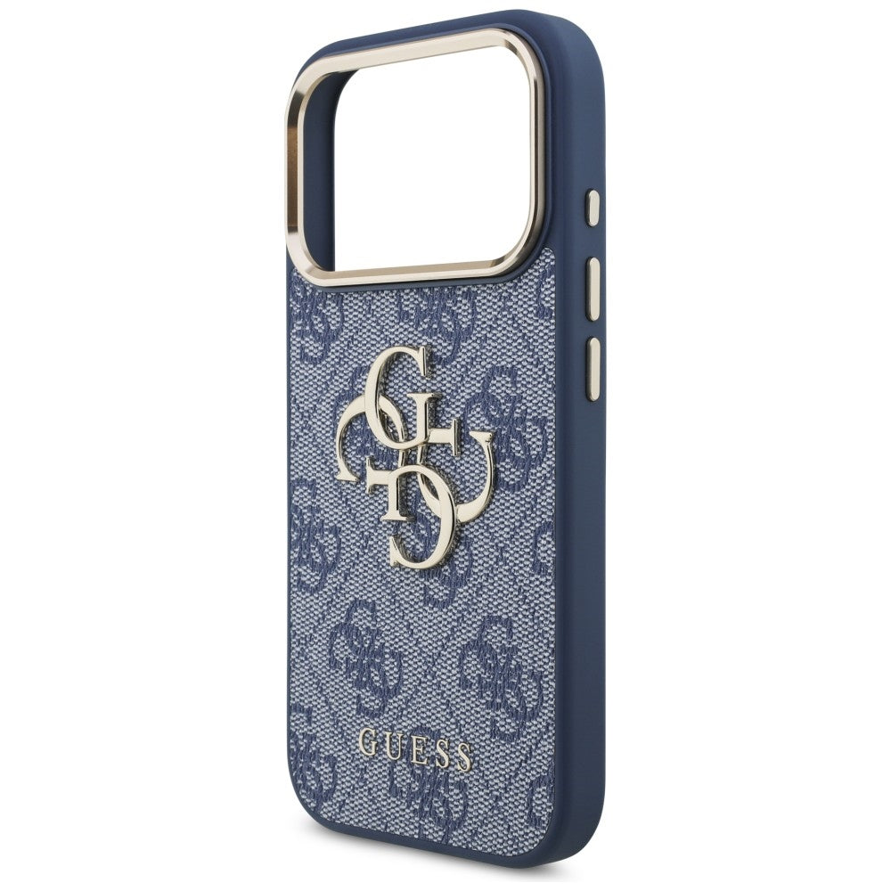 Cover til Apple iPhone 18 Pro Max / 17 Pro Max, Guess, 4G Big Classic Logo, Blå