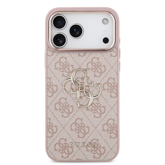 Cover til Apple iPhone 18 Pro Max / 17 Pro Max, Guess, 4G Big Classic Logo, Pink