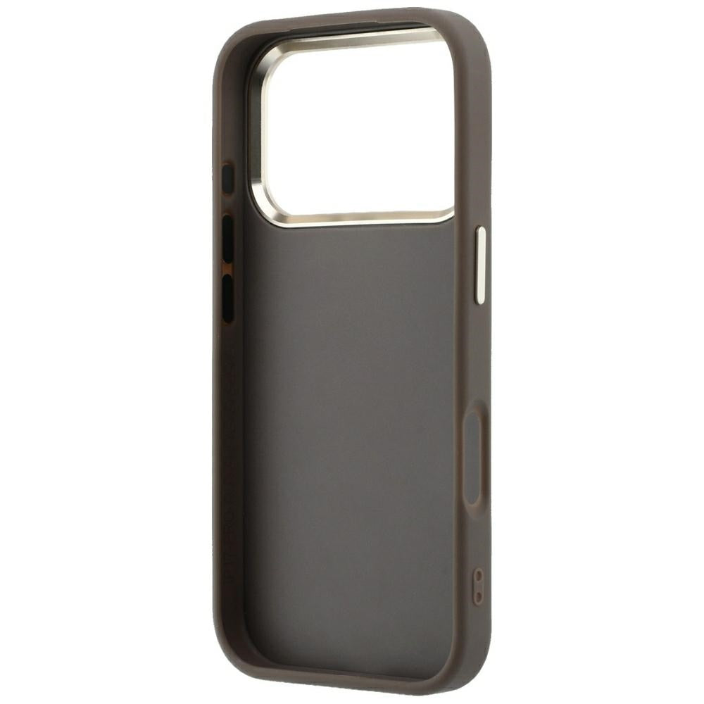 Case for Apple iPhone 18 Pro Max / 17 Pro Max, Guess, 4G Big Strass Logo, Brown