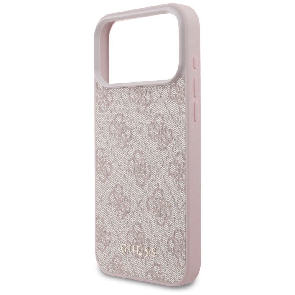 Cover til Apple iPhone 18 Pro Max / 17 Pro Max, Guess, 4G Classic Logo, Pink