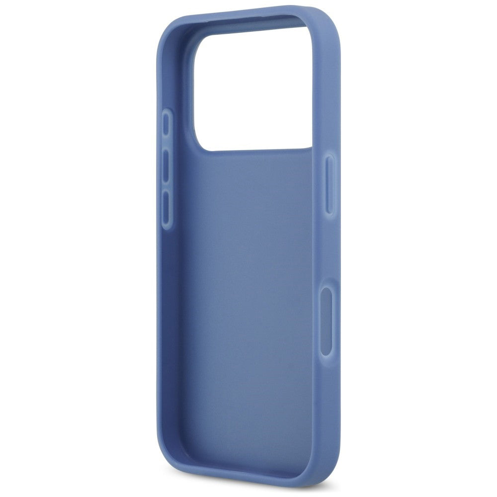 Etui til Apple iPhone 18 Pro Max / 17 Pro Max, Guess, 4G Double Card Triangle, blå