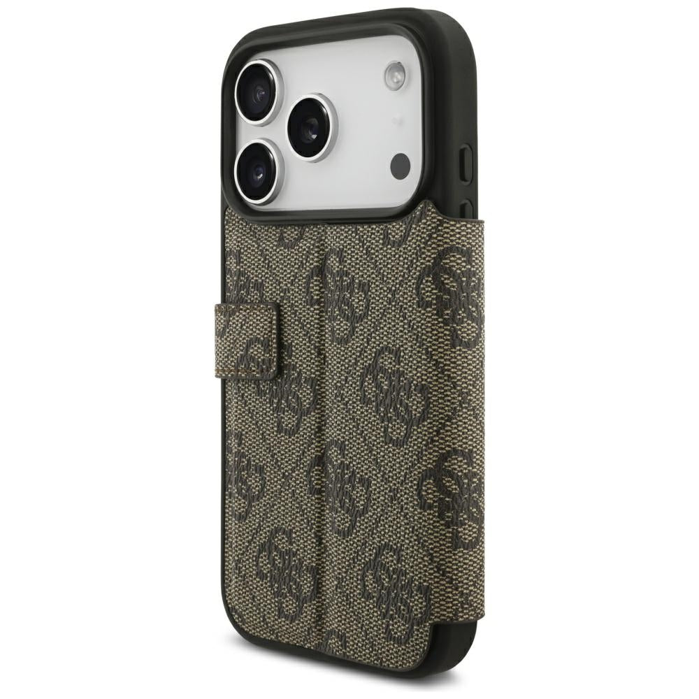 Cover til Apple iPhone 18 Pro Max / 17 Pro Max, Guess, 4G Metal Logo, Brun