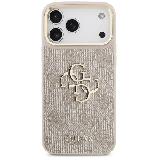 Etui til Apple iPhone 18 Pro Max / 17 Pro Max, Guess, Big 4G Classic Logo & Big Strap Metal Buttons, pink