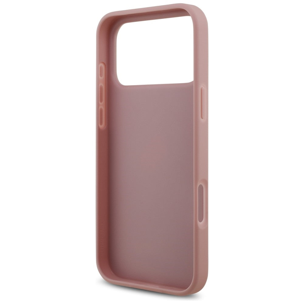 Case for Apple iPhone 18 Pro Max / 17 Pro Max, Guess, Fixed Glitter Big 4G, Pink