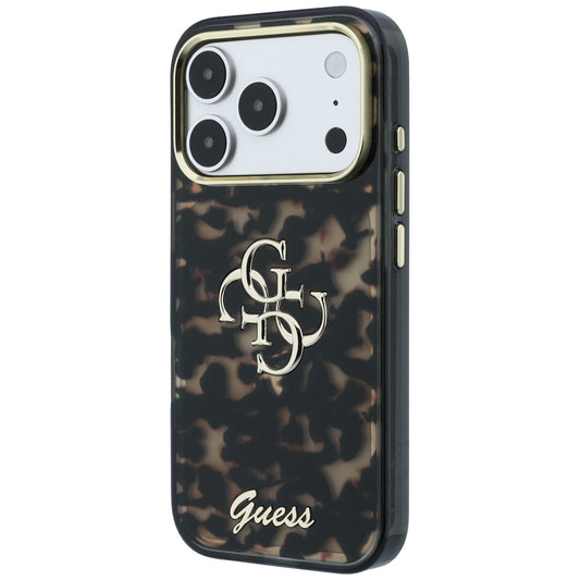 Cover til Apple iPhone 18 Pro Max / 17 Pro Max, Guess, IML 4G Metal Script, Brun