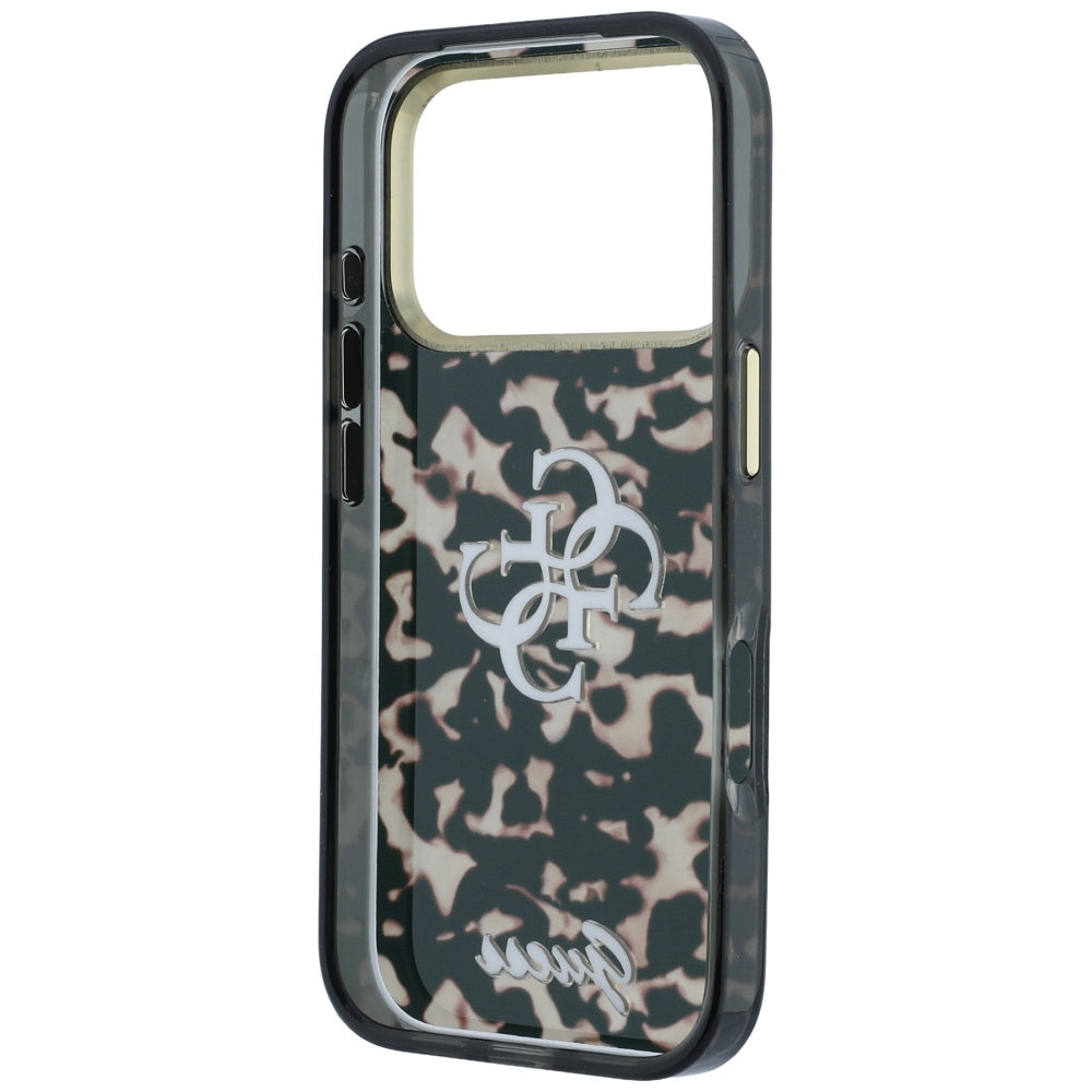 Cover til Apple iPhone 18 Pro Max / 17 Pro Max, Guess, IML 4G Metal Script, Brun