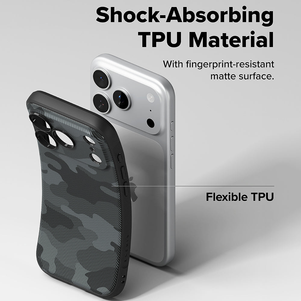 Cover til Apple iPhone 18 Pro Max / 17 Pro Max, Ringke, Onyx, Camouflage