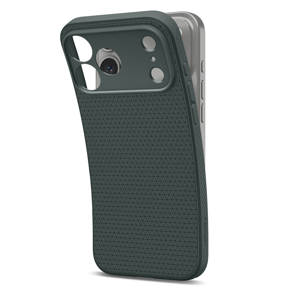 Cover til Apple iPhone 18 Pro Max / 17 Pro Max, Spigen, Liquid Air, Grøn ACS12113