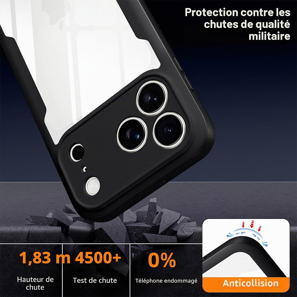 Cover til Apple iPhone 18 Pro Max / 17 Pro Max, Techsuit, ColorVerse 360, Sort