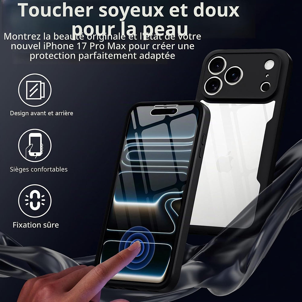 Cover til Apple iPhone 18 Pro Max / 17 Pro Max, Techsuit, ColorVerse 360, Sort