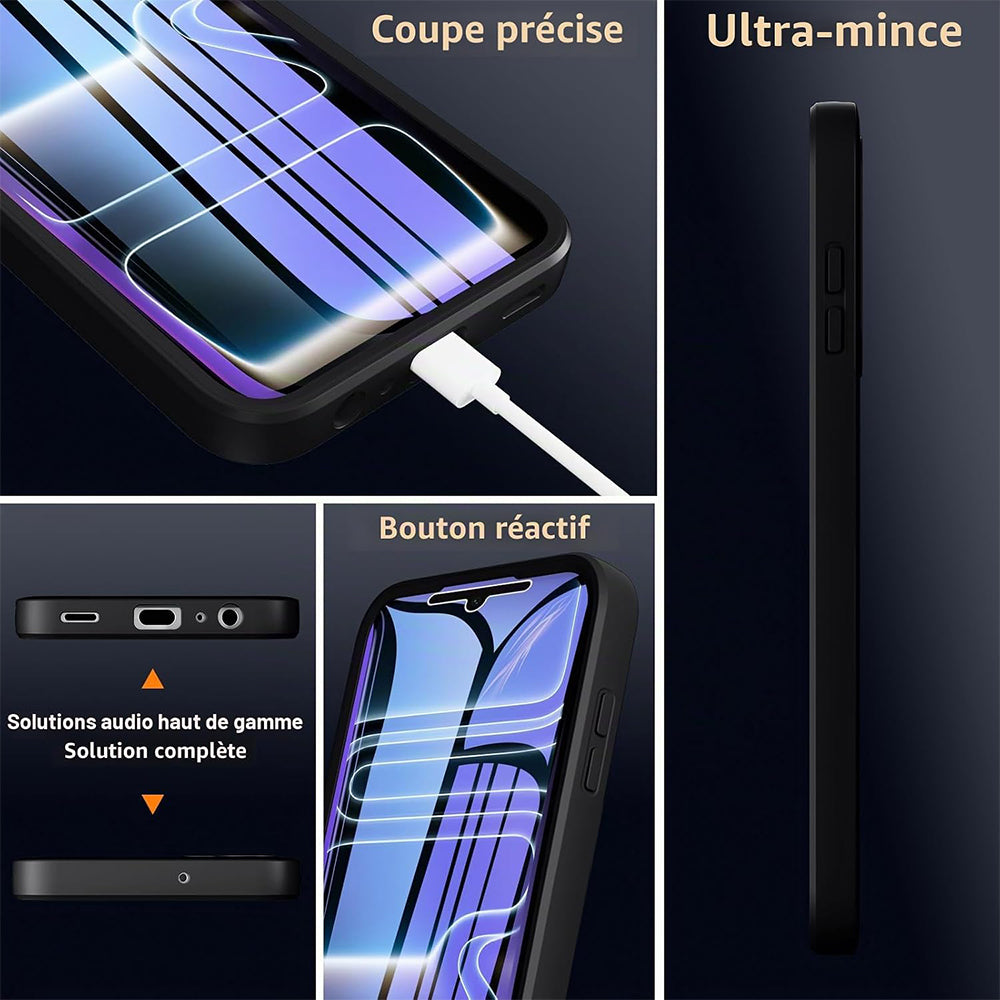 Cover til Apple iPhone 18 Pro Max / 17 Pro Max, Techsuit, ColorVerse 360, Sort