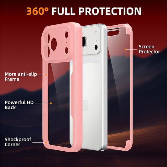 Cover til Apple iPhone 18 Pro Max / 17 Pro Max, Techsuit, ColorVerse 360, Pink