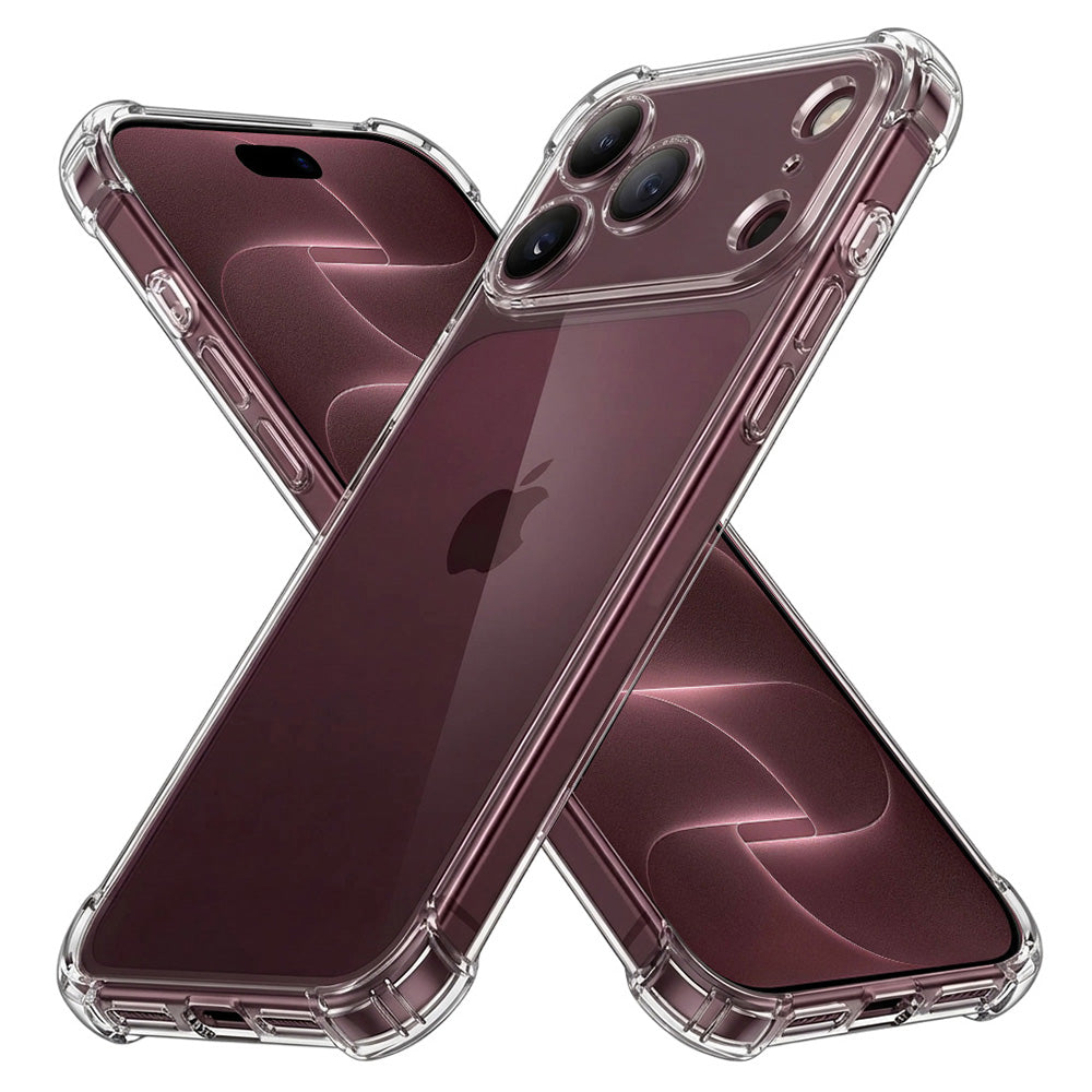 Cover til Apple iPhone 18 Pro Max / 17 Pro Max, Techsuit, Stødabsorberende Klar, Transparent
