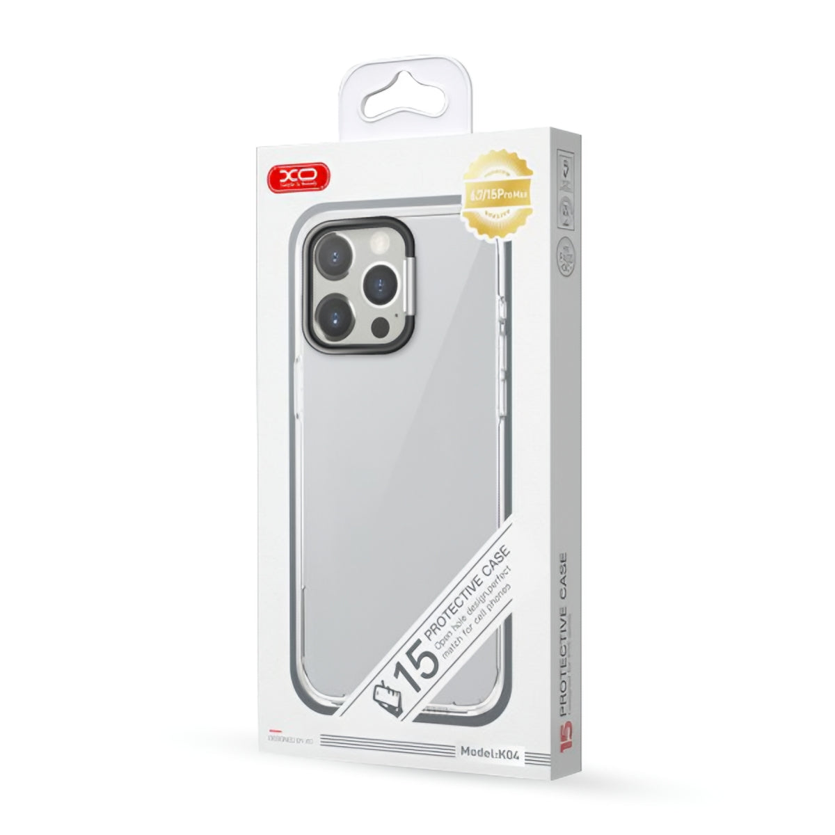 Etui til Apple iPhone 15 Pro Max, XO Design, Hidden Stand, Sort