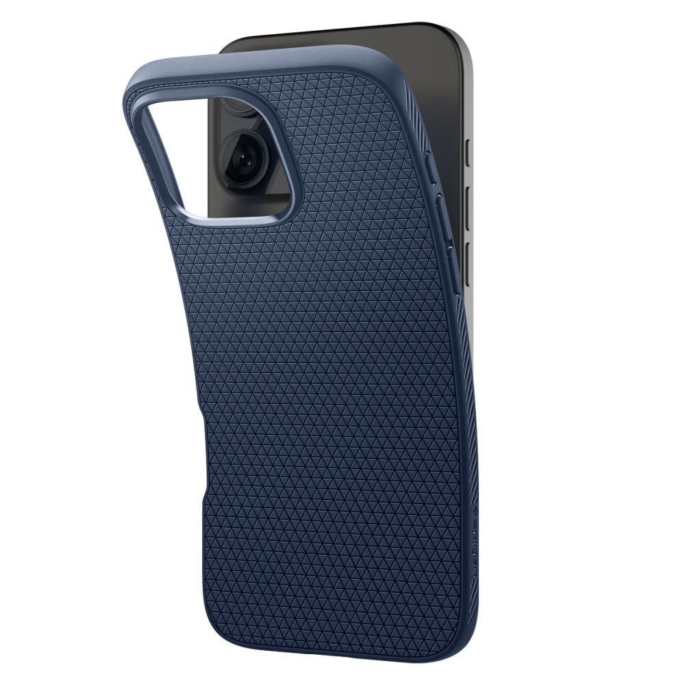 Etui til Apple iPhone 16 Pro, Spigen, Liquid Air, Blå ACS08118