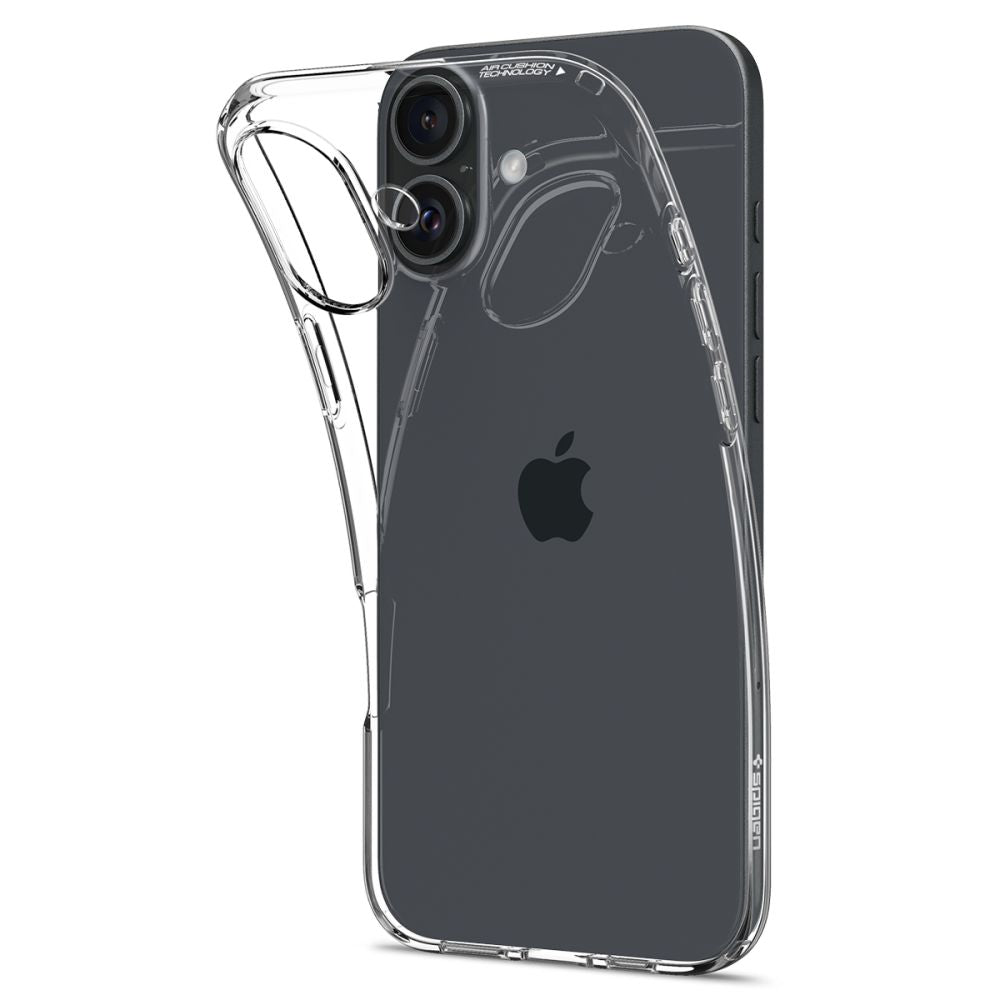 Etui til Apple iPhone 16 Plus, Spigen, flydende krystal, gennemsigtig ACS08064