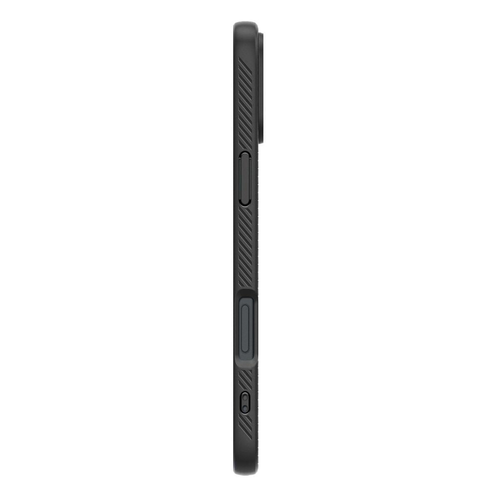 Etui til Apple iPhone 16 Plus, Spigen, Liquid Air, Mat Sort ACS08066