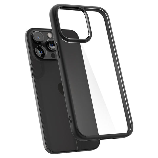 Cover til Apple iPhone 15 Pro, Spigen, Ultra Hybrid, Mat Sort ACS06713