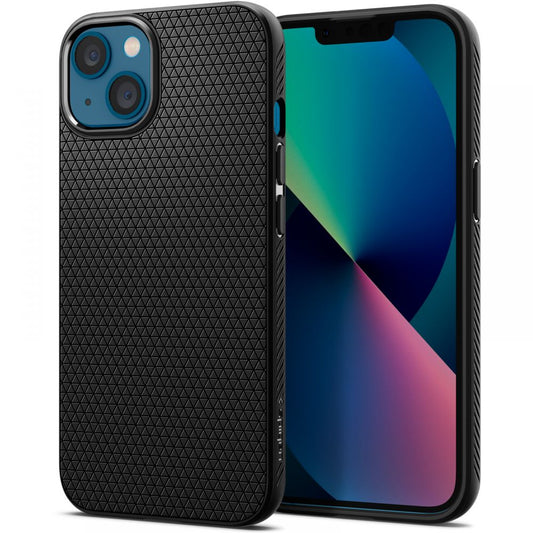 Etui til Apple iPhone 13, Spigen, Liquid Air, Sort