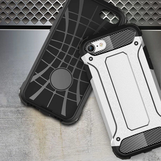Cover til Apple iPhone SE (2022) / SE (2020) / 8 / 7, Techsuit, Hybrid Armor, Sort
