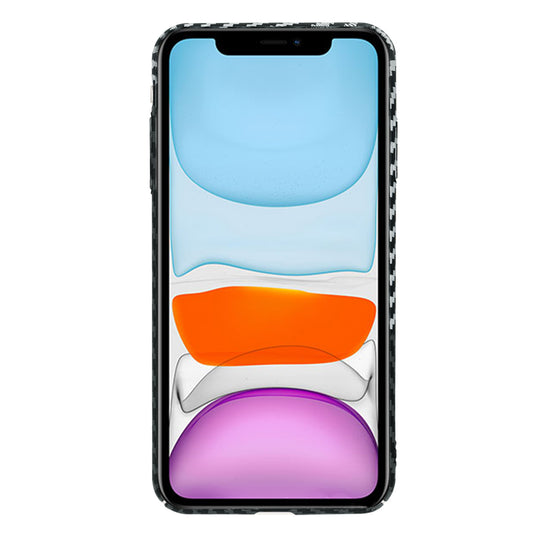 Cover til Apple iPhone XR, Techsuit, Carbonite FiberShell, Sort Grå