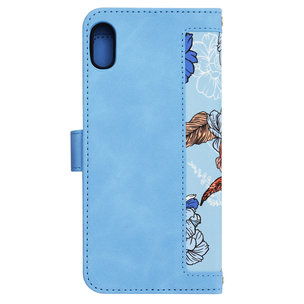 Cover til Apple iPhone XS Max, Techsuit, FlipCraft, Blå
