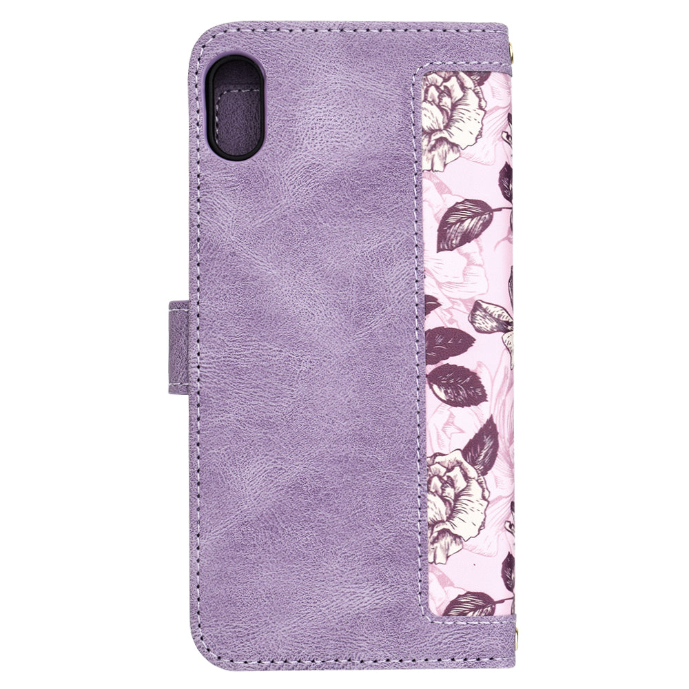 Cover til Apple iPhone XS Max, Techsuit, FlipCraft, Lilla