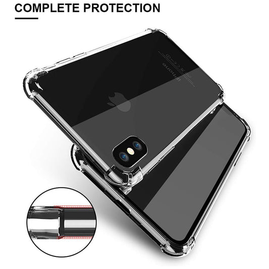Cover til Apple iPhone XS Max, Techsuit, Stødabsorberende Klar, Transparent