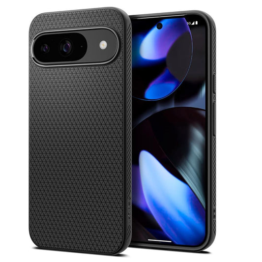 Etui til Google Pixel 9/9 Pro, Spigen, Liquid Air Matte, sort ACS07682