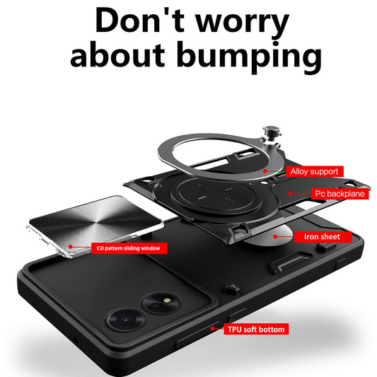 Cover til Honor 200 Lite, Techsuit, CamGuard Pro, Sort