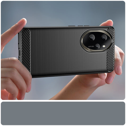 Cover til Honor 200 Pro, Techsuit, Carbon, Sort