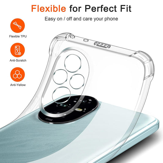 Cover til Honor 200, Techsuit, Shockproof Clear, Transparent