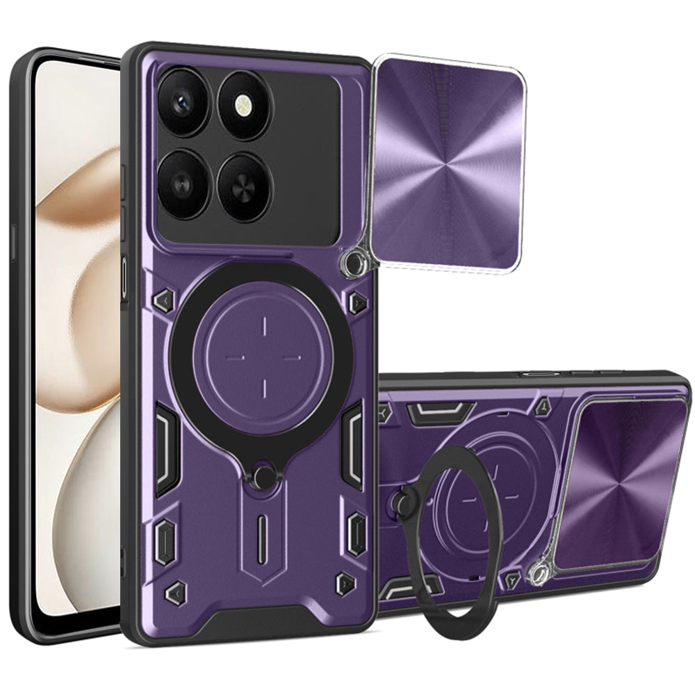 Etui til Honor 400 Smart 4G / X7d 4G / 400 Smart 5G, Techsuit, CamGuard Pro, Lilla