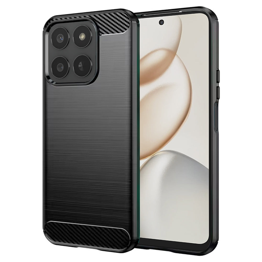 Etui til Honor 400 Smart 4G / X7d 4G / 400 Smart 5G, Techsuit, Carbon, Sort